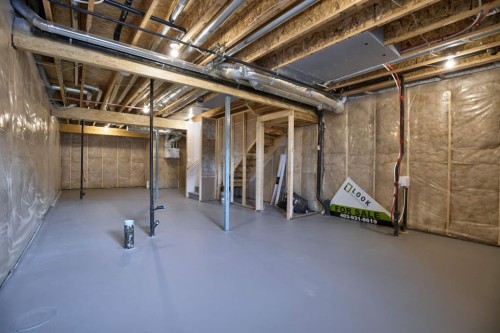 45 Legacy Point Terrace Se, Calgary, AB - Indoor Photo Showing Basement