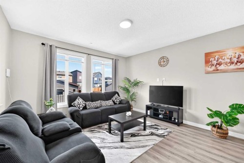 75 Howse Crescent Ne, Calgary, AB - Indoor Photo Showing Living Room