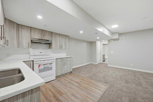 75 Howse Crescent Ne, Calgary, AB - Indoor Photo Showing Kitchen With Double Sink