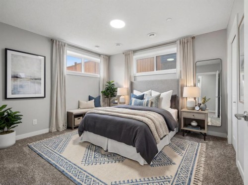 75 Howse Crescent Ne, Calgary, AB - Indoor Photo Showing Bedroom