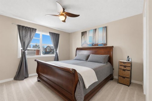 33 Chaparral Valley Park, Calgary, AB - Indoor Photo Showing Bedroom