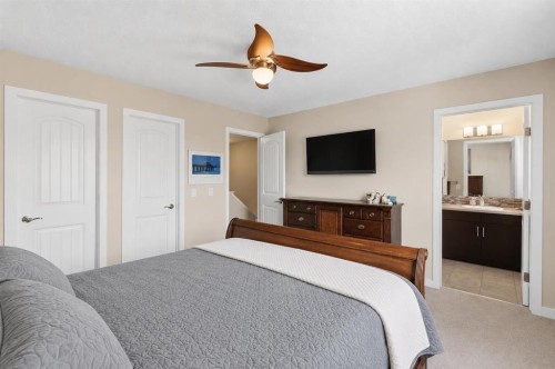 33 Chaparral Valley Park, Calgary, AB - Indoor Photo Showing Bedroom
