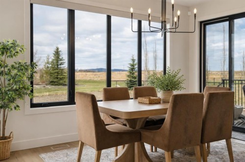 430 Monterra Bay, Cochrane Lake, AB - Indoor Photo Showing Dining Room