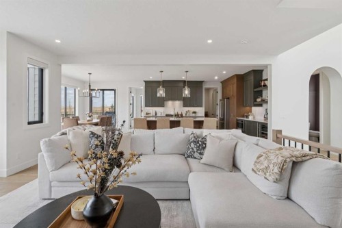 430 Monterra Bay, Cochrane Lake, AB - Indoor Photo Showing Living Room