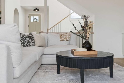 430 Monterra Bay, Cochrane Lake, AB - Indoor Photo Showing Living Room
