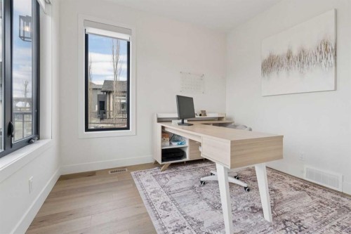 430 Monterra Bay, Cochrane Lake, AB - Indoor Photo Showing Office