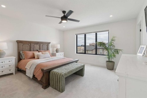 430 Monterra Bay, Cochrane Lake, AB - Indoor Photo Showing Bedroom
