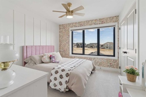 430 Monterra Bay, Cochrane Lake, AB - Indoor Photo Showing Bedroom