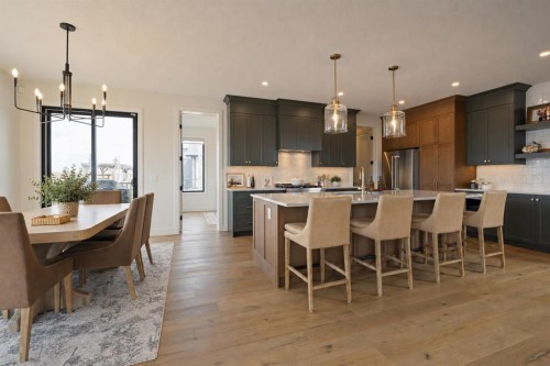 430 Monterra Bay, Cochrane Lake, AB - Indoor Photo Showing Dining Room