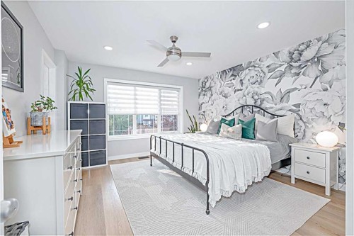 28 Copperfield Heath Se, Calgary, AB - Indoor Photo Showing Bedroom