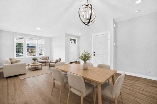 113 Veranda Boulevard Sw, Calgary, AB - Indoor Photo Showing Dining Room