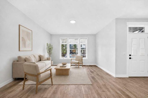 113 Veranda Boulevard Sw, Calgary, AB - Indoor Photo Showing Living Room