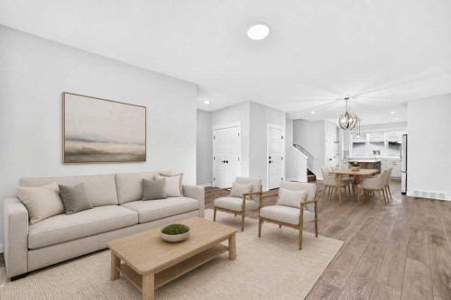 113 Veranda Boulevard Sw, Calgary, AB - Indoor Photo Showing Living Room
