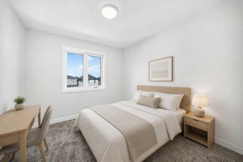 113 Veranda Boulevard Sw, Calgary, AB - Indoor Photo Showing Bedroom