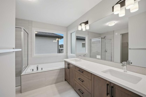 145 Topaz Place, Cochrane, AB - Indoor Photo Showing Bathroom