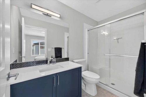 401-81 Midtown Boulevard Sw, Airdrie, AB - Indoor Photo Showing Bathroom