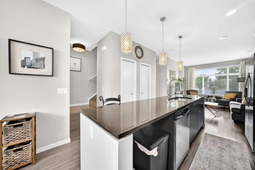 1915 Copperfield Boulevard Se, Calgary, AB - Indoor Photo Showing Kitchen With Upgraded Kitchen
