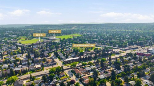 20 Rossburn Crescent Sw, Calgary, AB - Outdoor With View