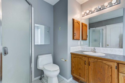 411 Shawinigan Drive Sw, Calgary, AB - Indoor Photo Showing Bathroom