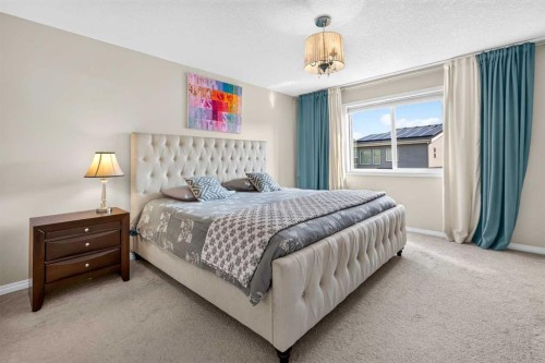232 Walden Heights Se, Calgary, AB - Indoor Photo Showing Bedroom