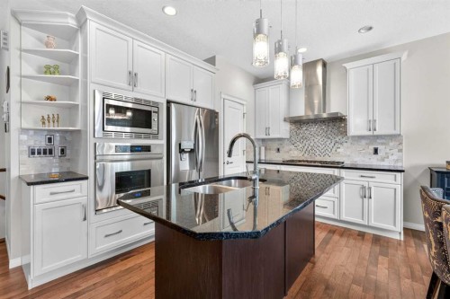 232 Walden Heights Se, Calgary, AB - Indoor Photo Showing Kitchen With Double Sink With Upgraded Kitchen