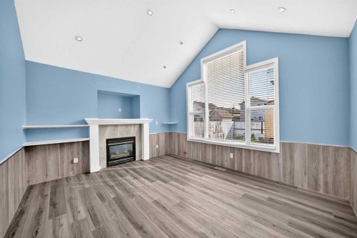 87 Tarawood Grove Ne, Calgary, AB - Indoor With Fireplace