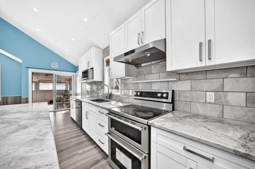 87 Tarawood Grove Ne, Calgary, AB - Indoor Photo Showing Kitchen With Upgraded Kitchen