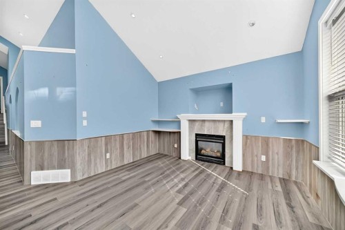 87 Tarawood Grove Ne, Calgary, AB - Indoor With Fireplace