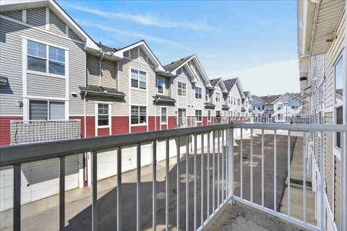 3146 New Brighton Gardens Se, Calgary, AB - Outdoor With Balcony