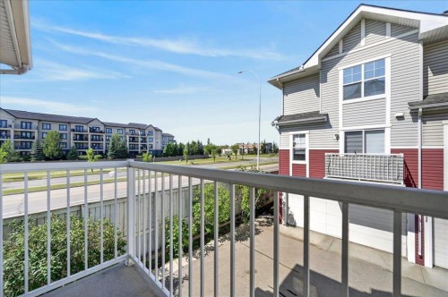 3146 New Brighton Gardens Se, Calgary, AB - Outdoor With Balcony