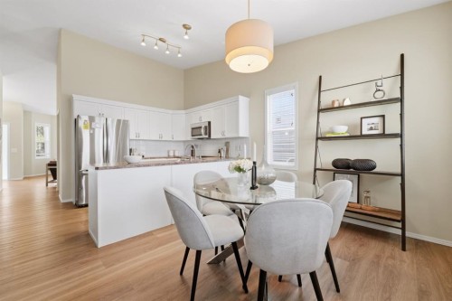 42 Prestwick Pond Terrace Se, Calgary, AB - Indoor Photo Showing Dining Room