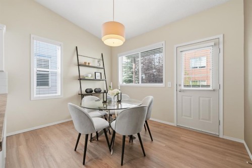 42 Prestwick Pond Terrace Se, Calgary, AB - Indoor Photo Showing Dining Room