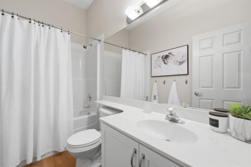 42 Prestwick Pond Terrace Se, Calgary, AB - Indoor Photo Showing Bathroom