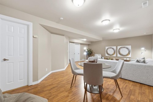 42 Prestwick Pond Terrace Se, Calgary, AB - Indoor Photo Showing Dining Room