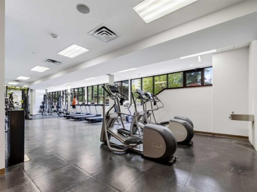 511-222 Riverfront Avenue Sw, Calgary, AB - Indoor Photo Showing Gym Room