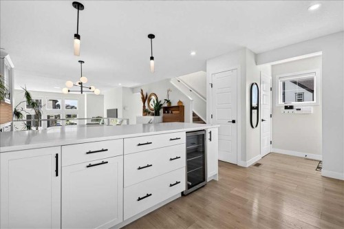 199 Magnolia Way Se, Calgary, AB - Indoor Photo Showing Kitchen With Upgraded Kitchen