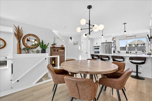 199 Magnolia Way Se, Calgary, AB - Indoor Photo Showing Dining Room