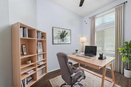 25 Prestwick Pond Terrace Se, Calgary, AB - Indoor Photo Showing Office