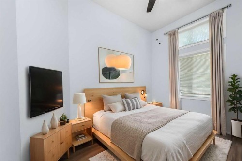 25 Prestwick Pond Terrace Se, Calgary, AB - Indoor Photo Showing Bedroom