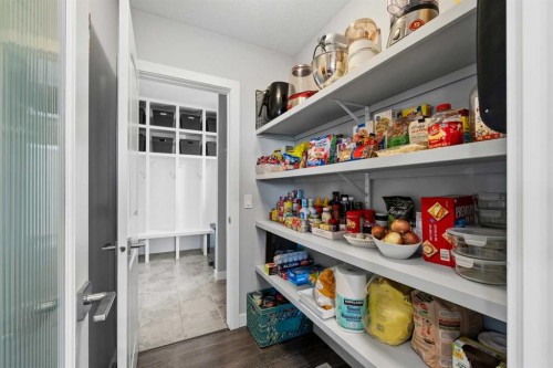 395 Boulder Creek Bay Se, Langdon, AB - Indoor With Storage