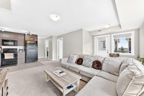 196-300 Marina Drive, Chestermere, AB - Indoor Photo Showing Living Room
