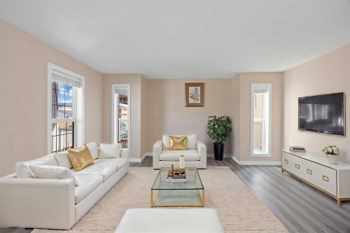 65 Taralake Terrace Ne, Calgary, AB - Indoor Photo Showing Living Room