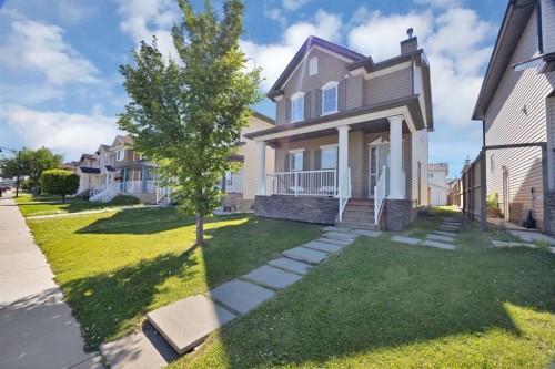 65 Taralake Terrace Ne, Calgary, AB - Outdoor With Deck Patio Veranda With Facade