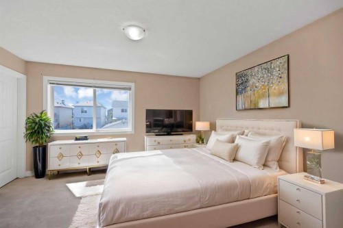 65 Taralake Terrace Ne, Calgary, AB - Indoor Photo Showing Bedroom
