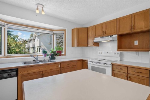 52 Glenbrook Villas Sw, Calgary, AB - Indoor Photo Showing Kitchen With Double Sink