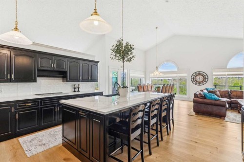 84 Edenstone Way Nw, Calgary, AB - Indoor Photo Showing Kitchen With Upgraded Kitchen