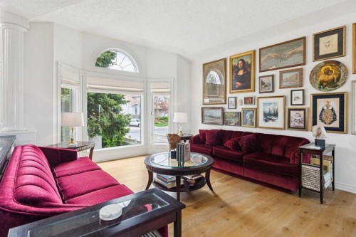 84 Edenstone Way Nw, Calgary, AB - Indoor Photo Showing Living Room