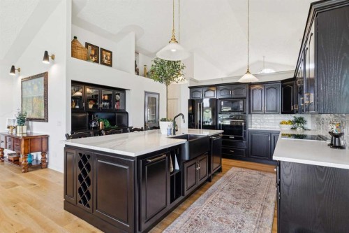 84 Edenstone Way Nw, Calgary, AB - Indoor Photo Showing Kitchen With Upgraded Kitchen