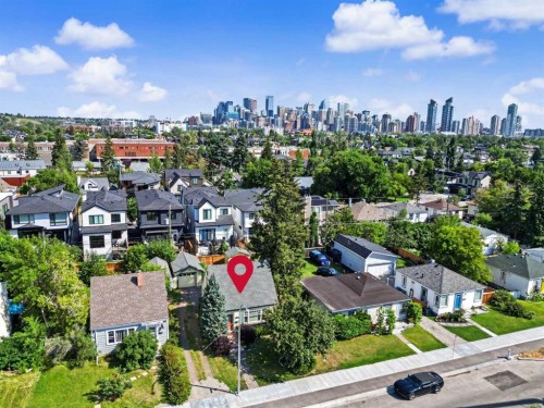 434 19 Street Nw, Calgary, AB - Outdoor With View