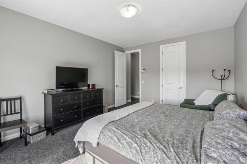 2257 Bayside Circle Sw, Airdrie, AB - Indoor Photo Showing Bedroom